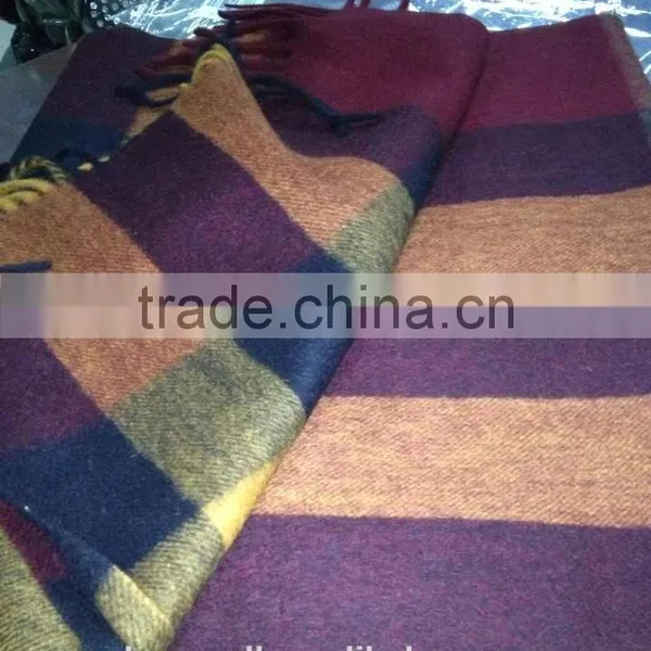 Mens Fashion Stripe Cashmere Scarf photo-2