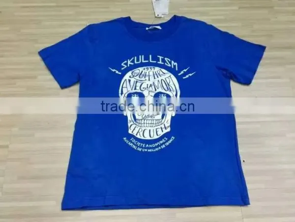 Garments Stocklot Cheap Price Comfortable Boy's Short Sleeve T-shirts Stock Clearance Sale photo-5