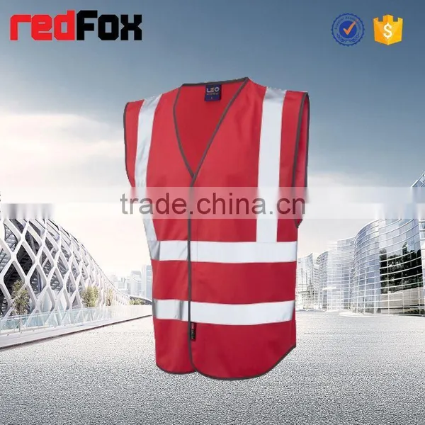 With Pocket High Visibility Reflective el Safety Vest photo-4