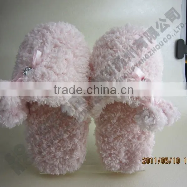 Closed Toe Cartoon Indoor Outdoor Women or Girl Shoes Plush Slipper