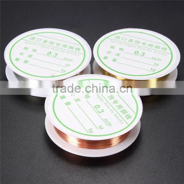 Newest Jewelry Findings 0.3mm Silver Gold Plated Copper Wire Craft Beads Jewelry Making DIY Essential Jewelry Cord photo-4