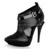 Pin-Heeled Nappa Leather Ankle Boots Newest Styles Heels (LTYK0008)
