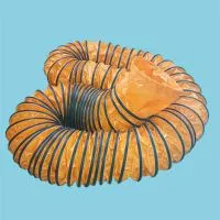 Orange Color Flexible Duct for Ventilation