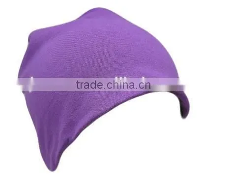 Unisex Sport Knit Stretch Jersey Cotton Beanie Hat photo-4