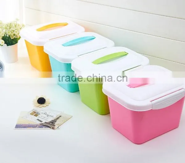 Colorfur Plastic Storage Container Box With Lid photo-3