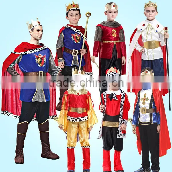 Sexy Adults Mens Carnival Costumes With Long Red Cape photo-2