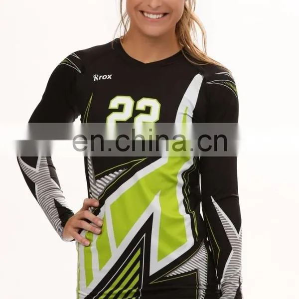 New Volleyball Uniform,Sublimation Volleyball Uniform,Women's Halfsleeve Volleyball Jersey