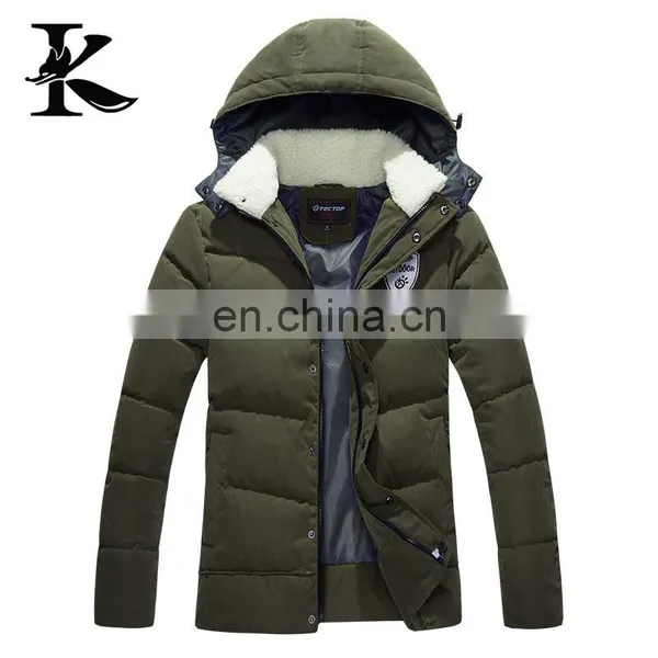 Windbreaker and Waterproof Quilted Down Jacket for Men photo-3