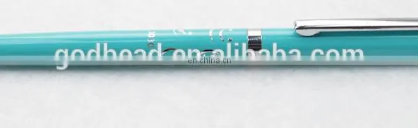1Pcs/Lot Stainless Steel Metal Pen Business Advertisement Pen Pen Office School Supplies photo-5