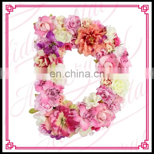 Aidocrystal 2017 New Design Cheap Floral Artificial Silk Flower Letters for Home Festive Decoration photo-2