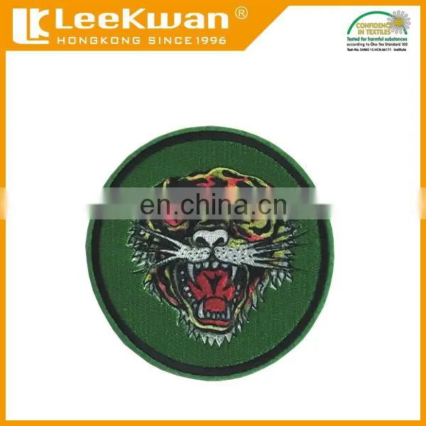 High Quality Custom 3D Embroidery Patch Brand Patch Embroidered Patch With Tiiger Logo photo-3
