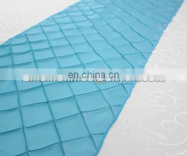 Good Cheap Pintuck Table Runner for Wedding photo-3
