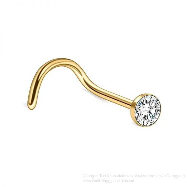 Body Piercing Ornaments Stainless Steel Nose Studs, Nose Studs, Studs, Studs, Ear Nails, Anti Allergies, Foreign Trade Accessories Wholesale photo-3