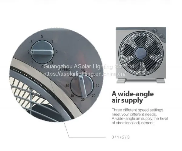 New Design Green Power Portable Solar Powered Fans for Camping photo-2