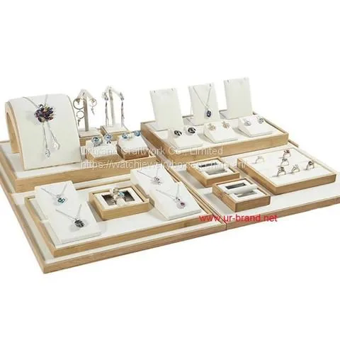 Customized Design Earrings Wood Display Holder/Wood Jewelry Display