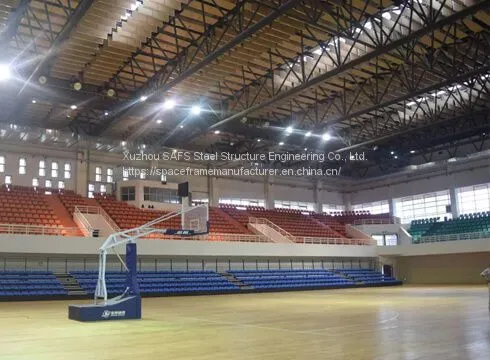 Chaohu Middle School Indoor Stadium Pipe Truss Project photo-4
