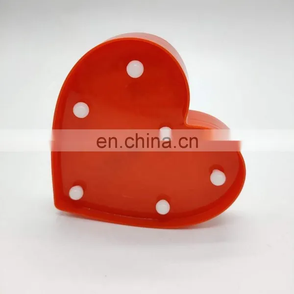 Decorative Indoor Party Family Heart Marquee LED Night Light photo-5