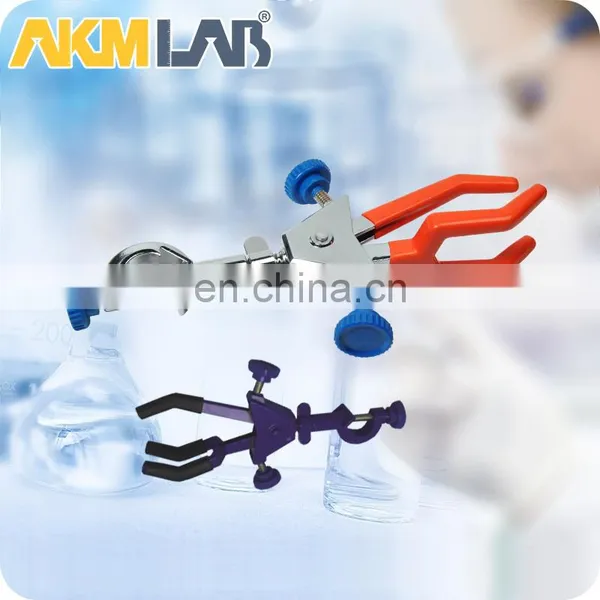 AKMLAB Stainless Steel Laboratory Two Finger Swivel Clamp photo-6