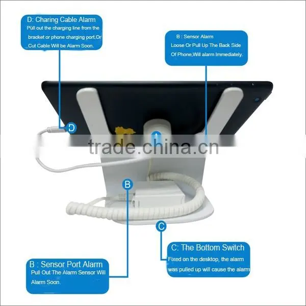 Anti Theft Tablet Alarm Exhibition Display Stand photo-3