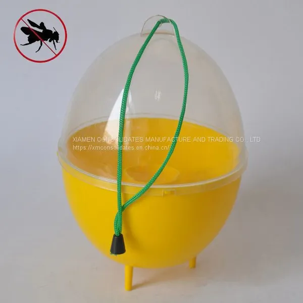Outdoor Plastic Wasp Bee Hornet Hanging Bottle Trap Fly Catcher