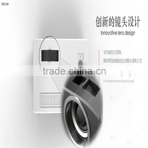 Black 2015 UNIC UC18 Mini Projector With HDMI TF Card USB CVBS LED Proyector for Home Theater Cinema Pico photo-4