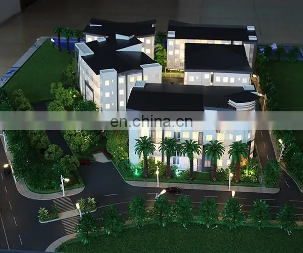 3d Physical Model Architecture With Model Trees , Cars and Furniture photo-5