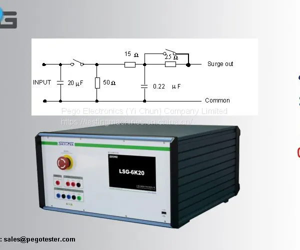 IEC61000-4-5 Combination Wave Surge Generator With 6KV Output Voltage photo-2