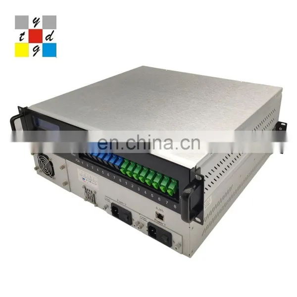 Yantai Yatai 8 Ports Indoor 1550nm High Power Catv Optical Amplifier Cable tv Edfa photo-2