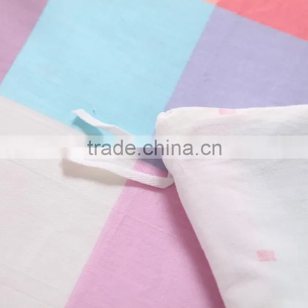 China Manufacturer Plaid Pattern Colorful Print Your Own Duvet Cover Vintage Pillowcase Single Bed Comforter Set photo-6