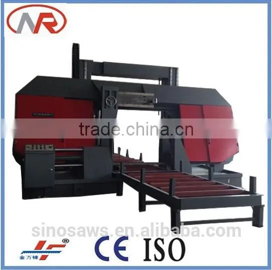 GZ42100 China Double Column Hydraulic Horizontal Band Saw Machine Wood Splitter photo-2