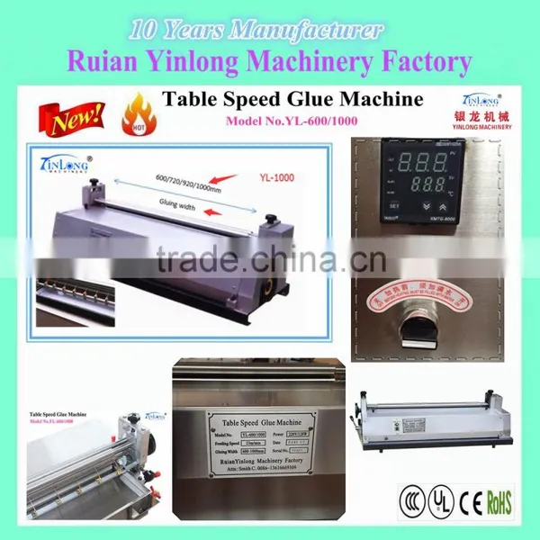 Table Model Velocity Modulation Rubber Hydraulic Engine,White Glue and Jelly Glue Table Speed Glue Machine YL-1000 photo-2