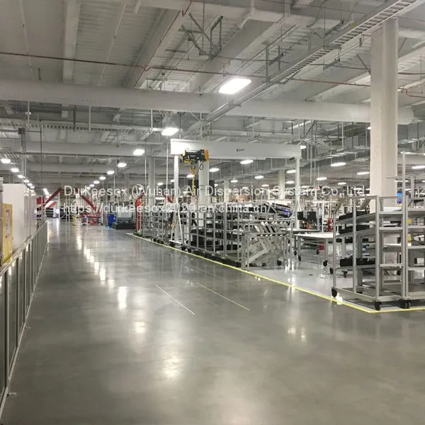 DurkeeSox Fabric Air Duct for TESLA GIGA Factory