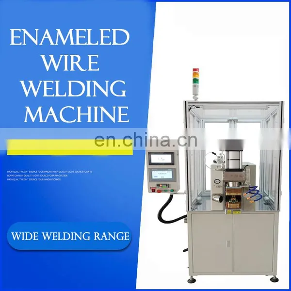 High Conduction Rate Hot Melt Spot Welding Enameled Wire Spot Welding Machine photo-2