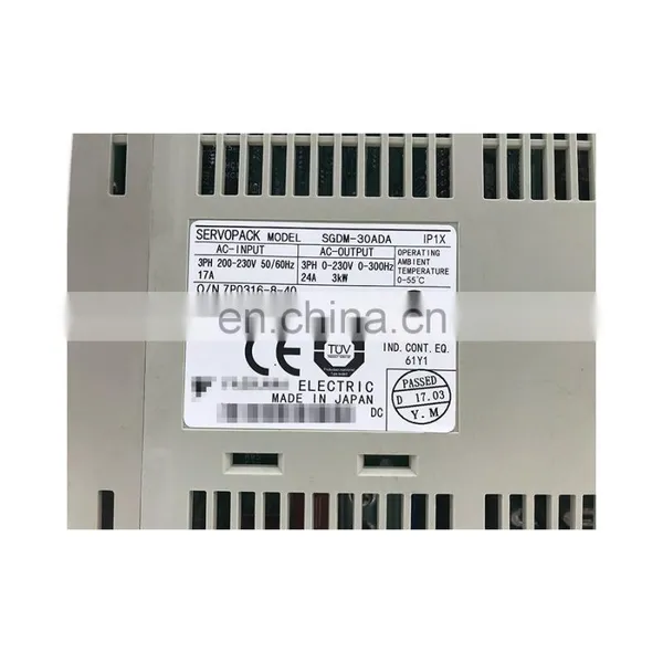 Brand New Original Servo Driver Servopack 3kw Servopack Model SGDM-30ADA SGDM-30ADA SGDM Series Servo Driver Sservopack photo-3