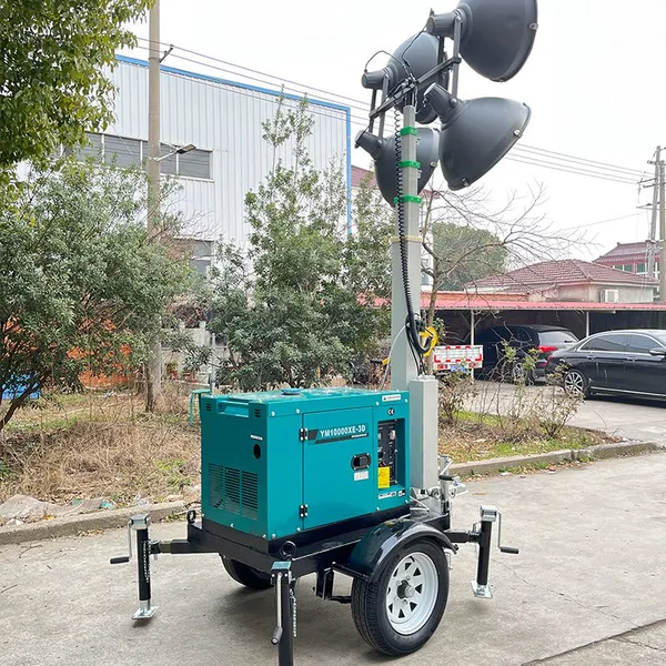 Mobile light tower specializing in supplying foreign trade export companies.