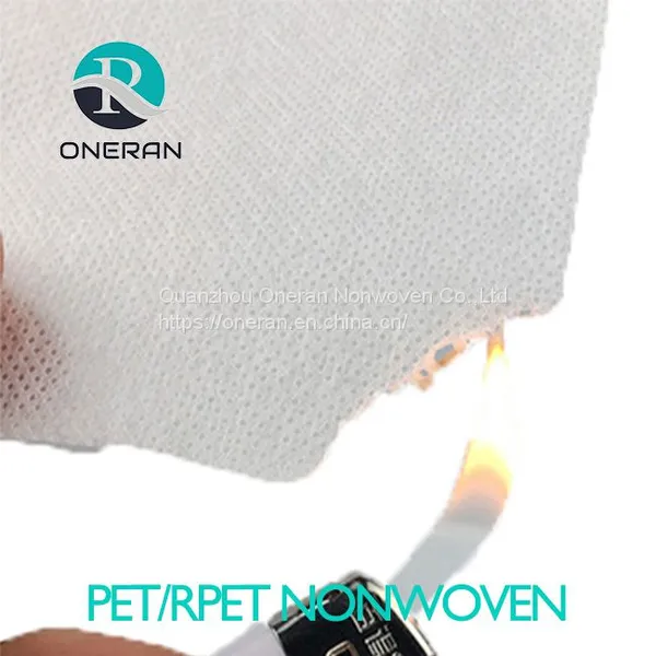 Breathable Rpet Non Woven Fabric Rpet Non Woven Fabric Heat Shrink Rpet Nonwoven Fabric Direct in China Factory photo-3