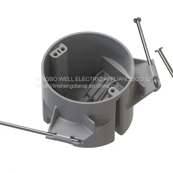 NEW WORK 1-GANG PVC BOX-18 CU. IN