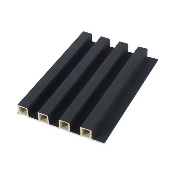 160*24 Vwall Panel for House Interior and Exterior Bamboo Fiber Wpc Wall Panel Pvc photo-3