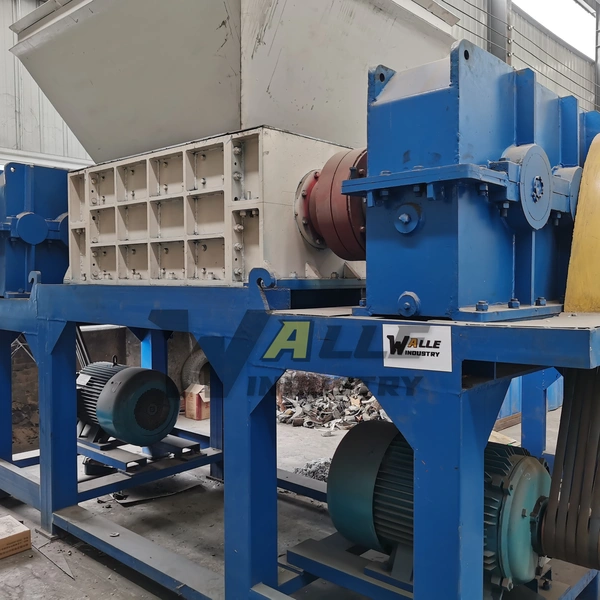 Industrial Scrap Metal Iron Aluminum Shavings Shredder Wood Tire Recycling Cutting Machine photo-3
