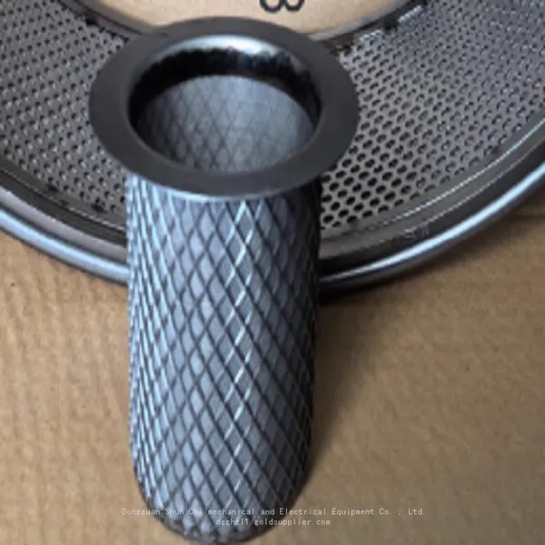 Refrigerating compressor suction filter screen oil filter screen