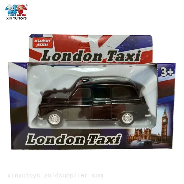 KIMSCARDI 1/36 Scale London Taxi Diecast Cars Wholesale Open Doors Pullback photo-2