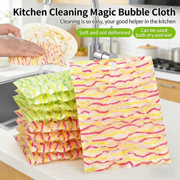 Crimp Scrubbing Cloths Rich Bubble No Chemical Glue Best No Scratch Kitchen Scrubber Crimp Scrubbing Cloth No Reviews Yet