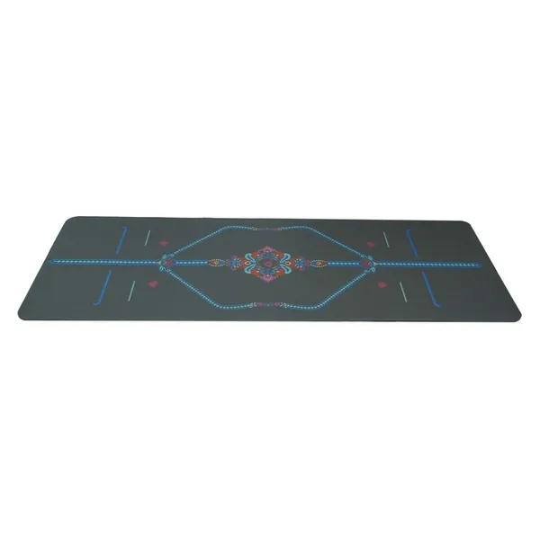 Wholesale Custom Logo PU Rubber Gymnastic Pilates Yoga Mat Waterproof Exercise Mat for Home Workout Made From Natural Rubber photo-3