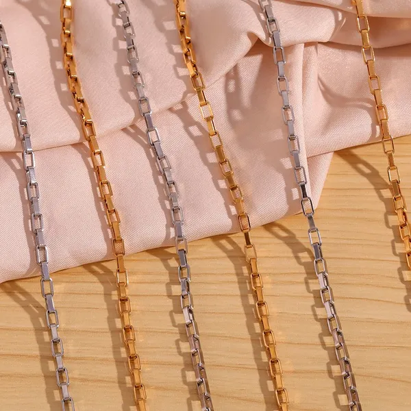 Wholesale 304 Stainless Steel Necklace 16-30 Inch Length Polished Finish for Jewelry Stores Bulk Supply photo-2