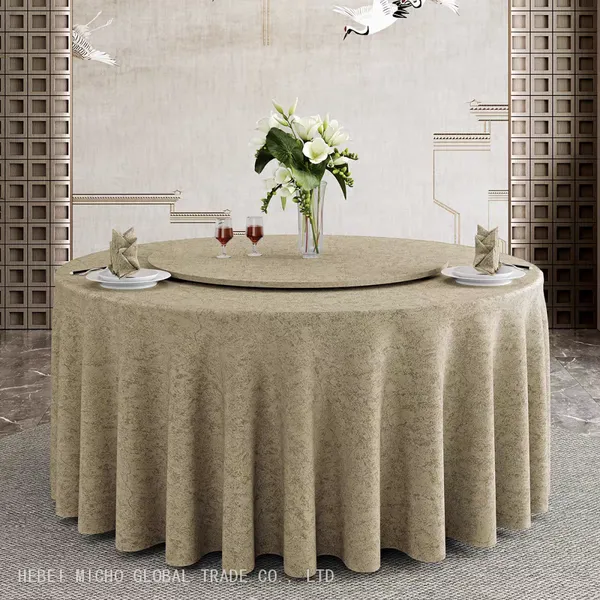HOMTE Polyester 30% Cotton 70% Tablecloth Wholesales for HoReCa Small MOQ photo-2