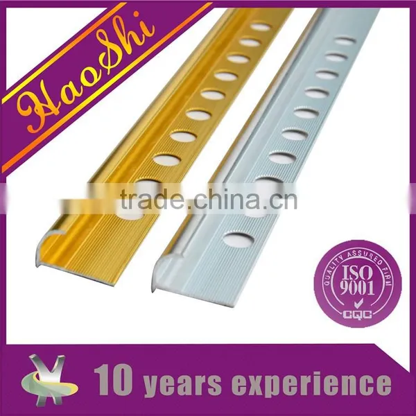 Aluminum Tile Leveling System Extrusion Profiles Inside Corner Trim