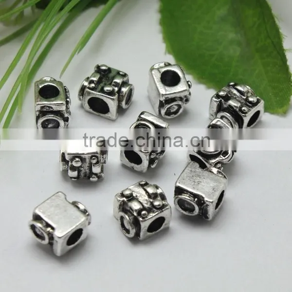Europe and America Popular Pdora Square Shape Large Hole Beads Accessories, Zinc Alloy Jewelry Accessories photo-6