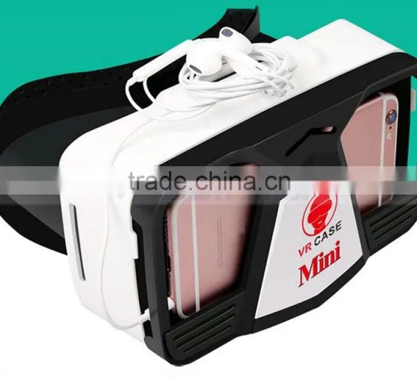 Cheap 3D VR Headset Virtual Reality Personalized VR Mini Cute Glasses Case For IPhone 6S Plus Galaxy S6 S7 Edge photo-2
