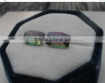 Cushions of Mystic Topaz Gemstones