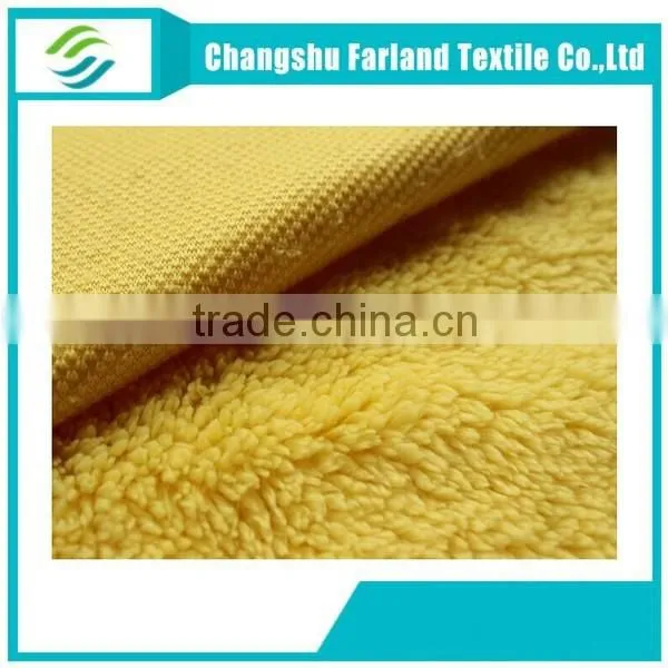 Sherpa Lining Fabric Shu Velveteen Plain China Textile Fabric photo-4